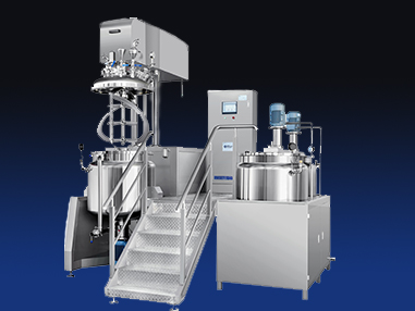 SME-BE500L真空乳化機，下均質螺帶攪拌